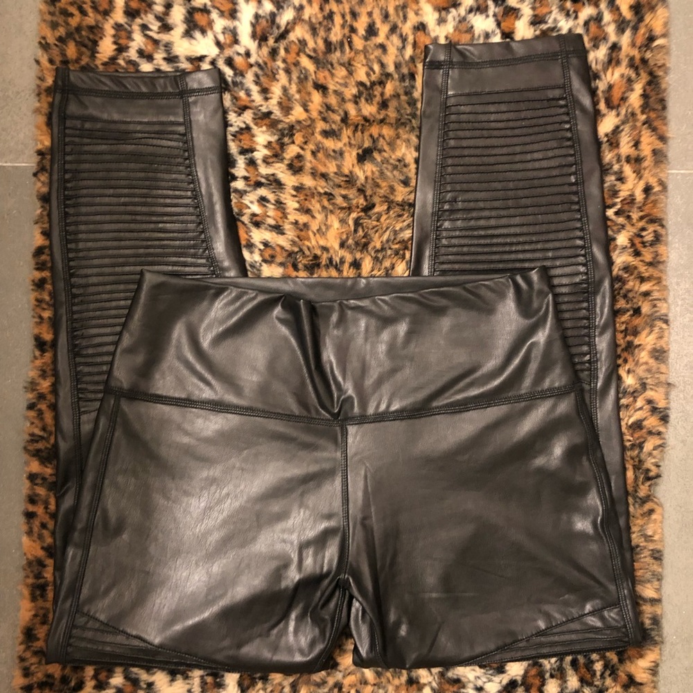 faux leather leggings